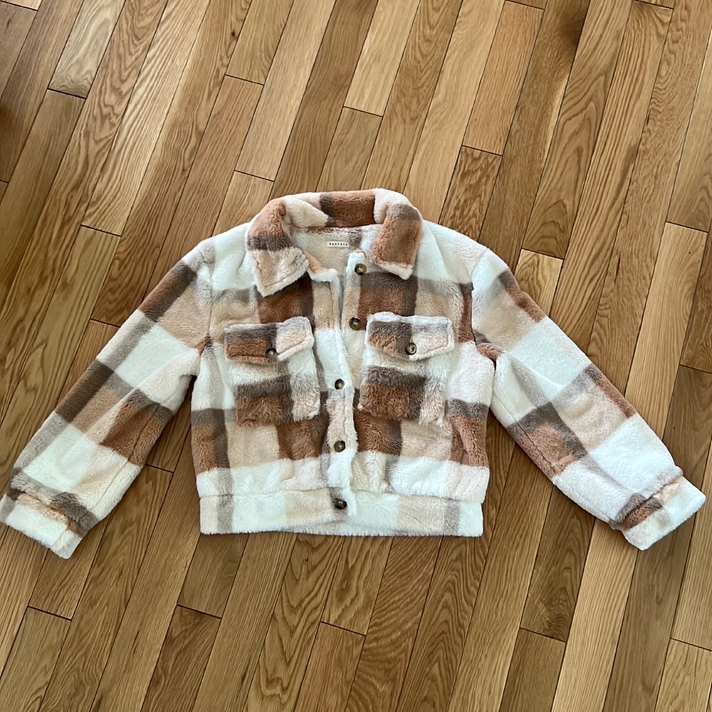 Super cozy faux fur jacket